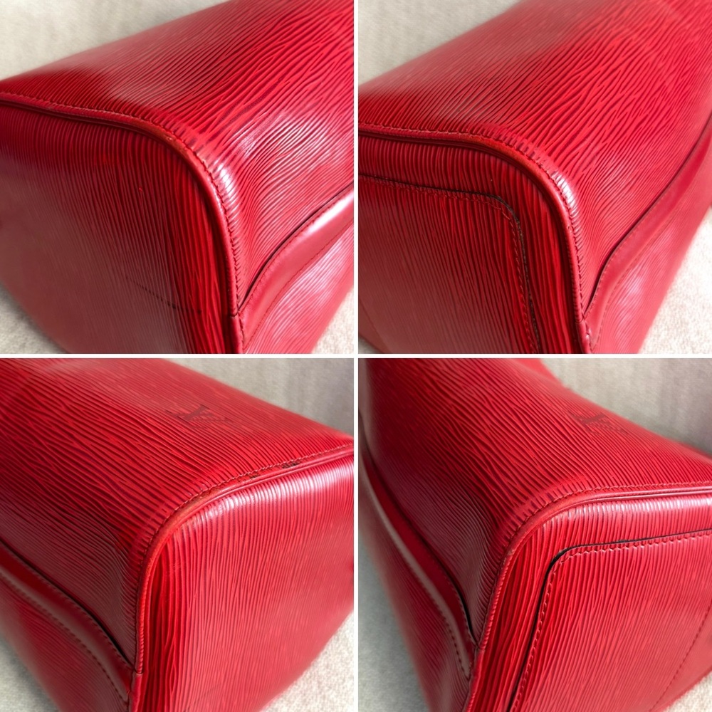 Louis Vuitton Red Satchel - Picture 12 of 17